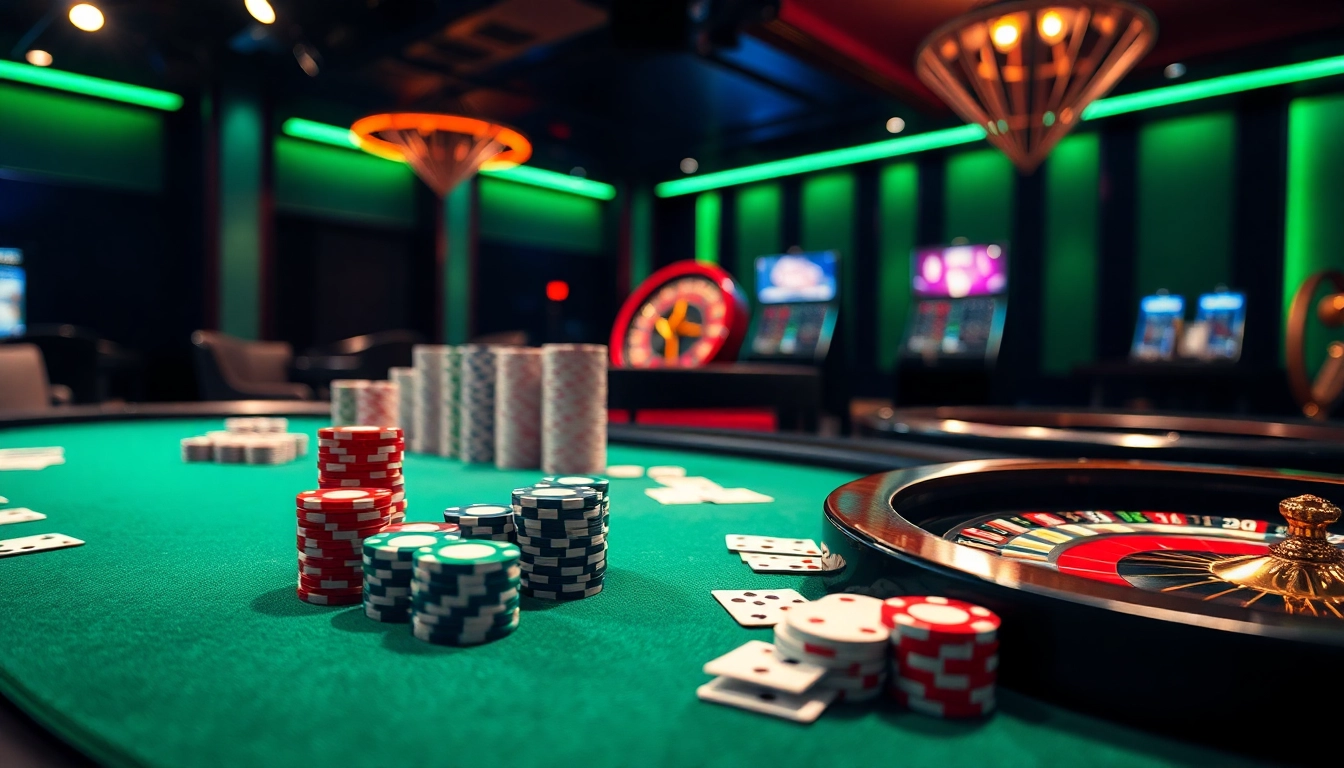 L’action de jeu palpitante de 79king sur des tables de poker luxueuses avec des tables de roulette et des machines à sous.