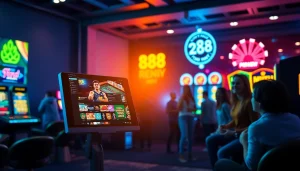 888new online gambling platform showcasing diverse games and secure payment options.