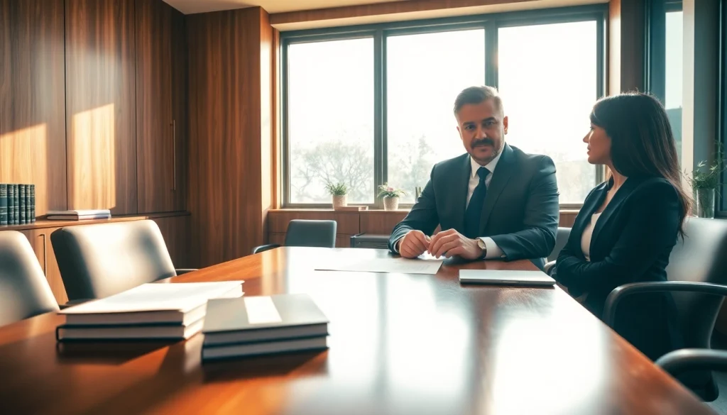 Consultation with a professional attorney from https://www.arcalaw.com showcasing a legal discussion.