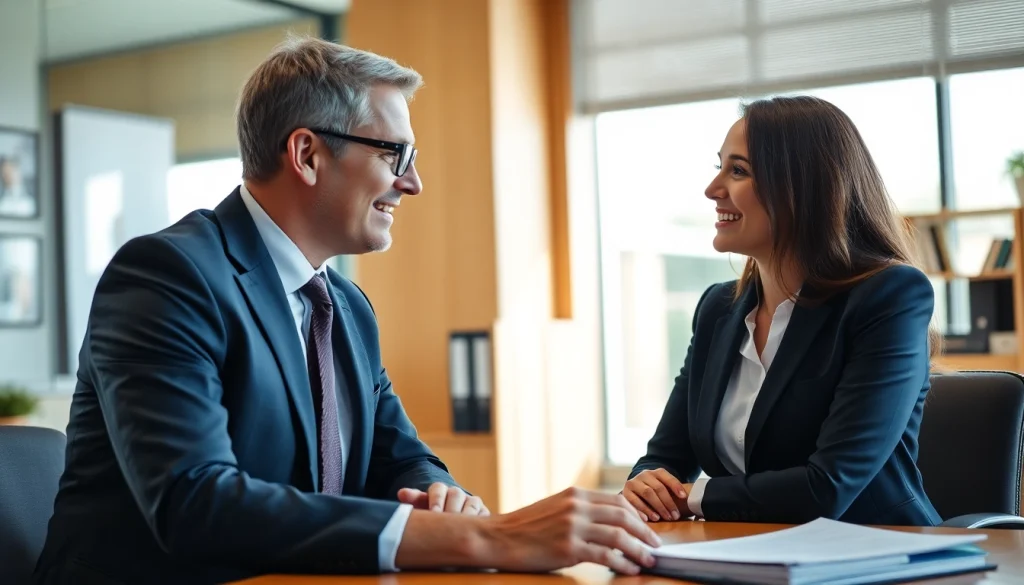 Consultation at https://www.cohanlegal.com with a personal injury lawyer in a bright office.