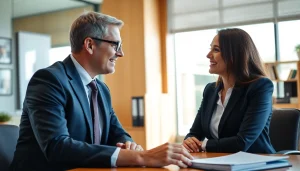 Consultation at https://www.cohanlegal.com with a personal injury lawyer in a bright office.