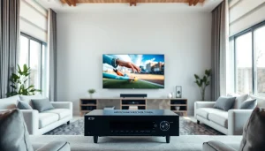 Bekijk IPTV ontvangers en accessoires op https://satdeal.nl in een moderne setting.