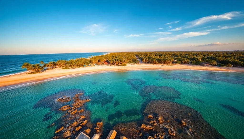 Experimente a deslumbrante paisagem de praia de Paripueira, com águas vibrantes e cenário tropical.