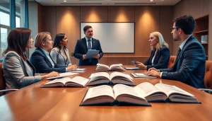 Consultation at southerninjury.com showcasing a diverse legal team discussing strategy.