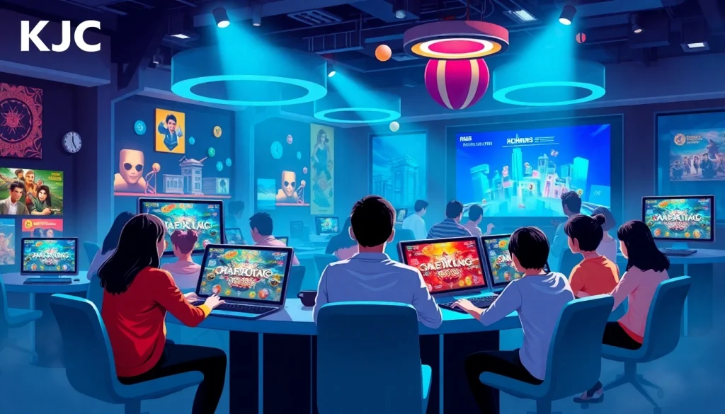 KJC AC 1 gaming platforms illustrating diverse online gaming experiences.