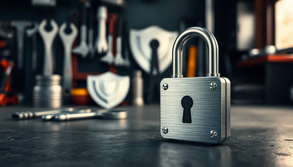 Un lock di alta sicurezza presentato su dakenlocks.com, simbolo di protezione e affidabilità.