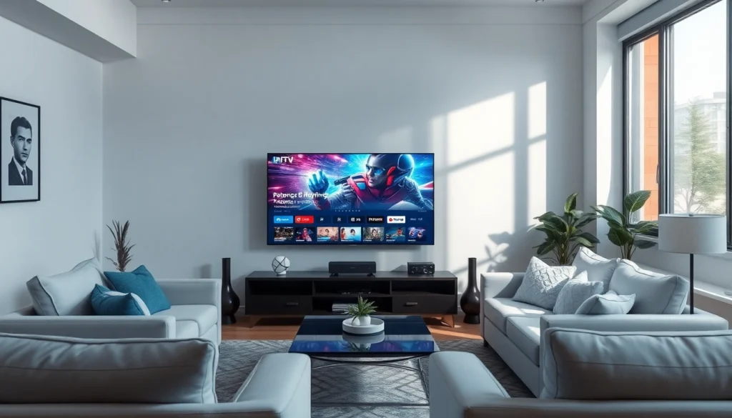 Comprar iptv en un entorno moderno y acogedor con tecnologías avanzadas.