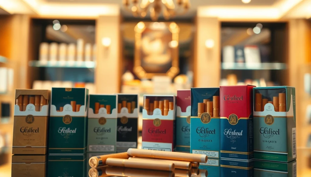 Browse premium cigarettes available at https://bureenok.com with rich textures and elegant packaging.