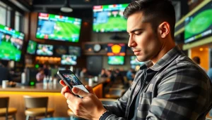 Experience the best sports betting apps in India through a professional bettor's smartphone interaction.