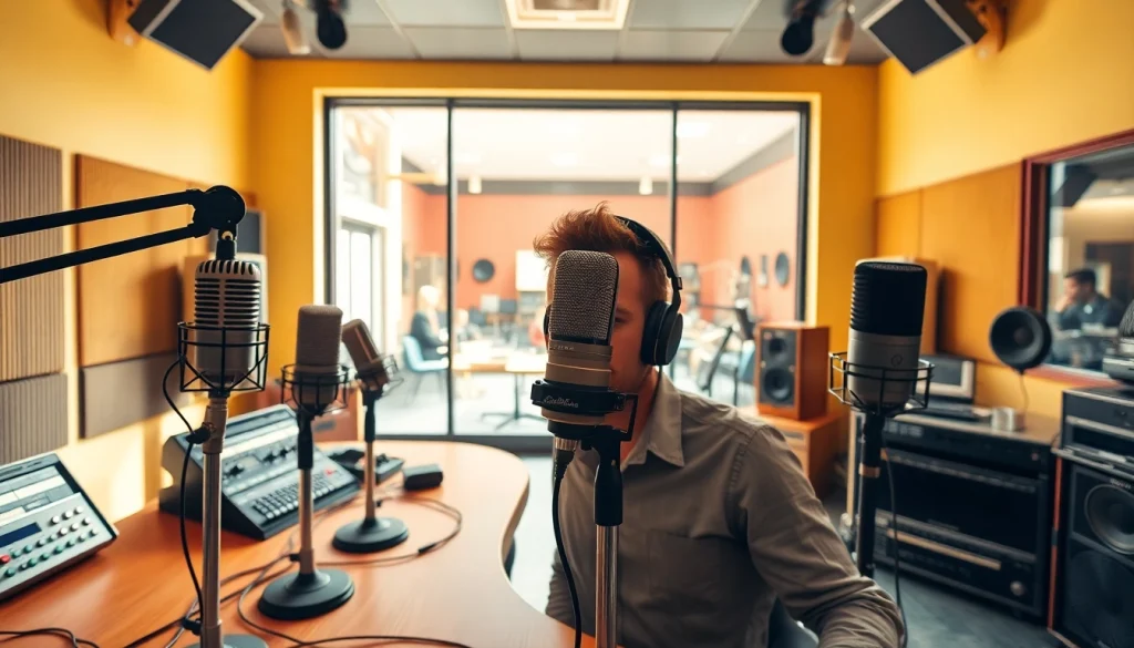 Broadcasting from https://www.westcentralsbest.com in a vibrant radio studio.