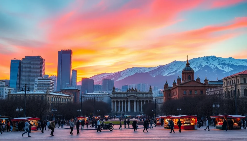 Discover breathtaking views of Almaty’s skyline at sunset through https://albmaftoh.com showcasing vibrant city life.