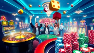 Gambling at KJC AC - Experience the thrill of casino tables and roulette wheels.