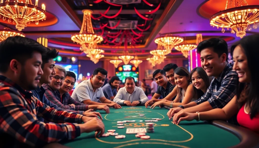 Menangkan permainan Domino88 poker game saat bersaing dengan pemain berpengalaman di kasino yang meriah.