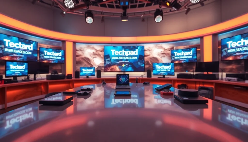 Engage with the latest insights and updates from https://www.techgaged.com in a modern newsroom setting.