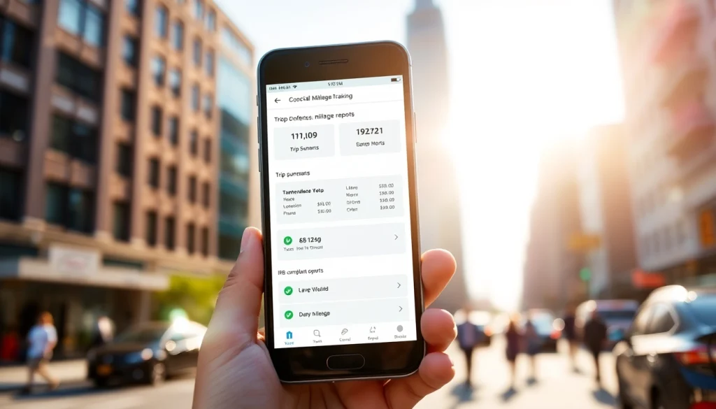 Verken www.tripbook.io, een gebruiksvriendelijke interface van de ritregistratie-app met screens van handige functies.