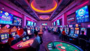 Engaging online gaming environment at https://xx88.pizza/ showcasing vibrant casino games and players.