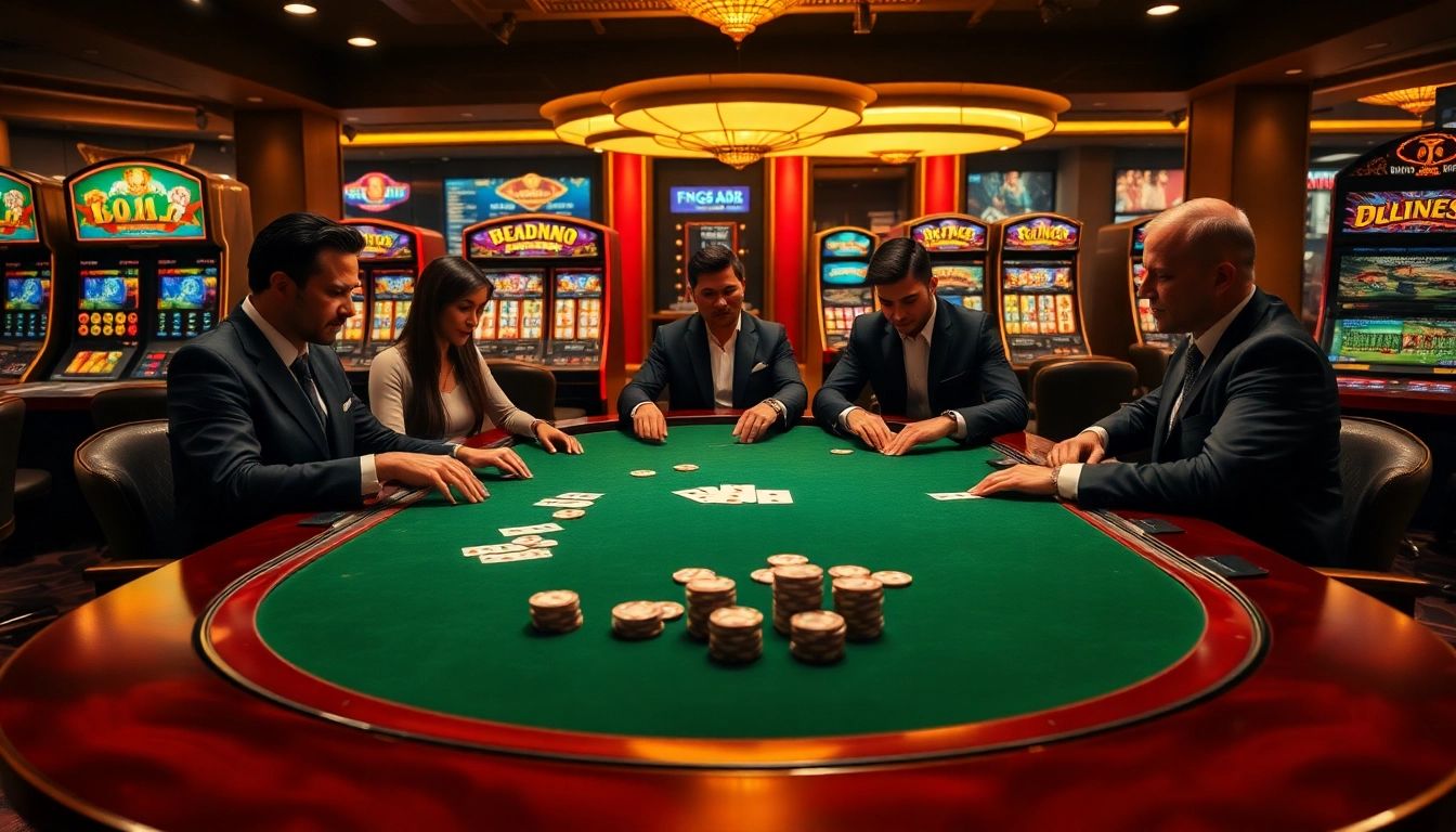 Experience thrilling high-stakes poker at ffgg88.com with a luxurious casino ambiance.