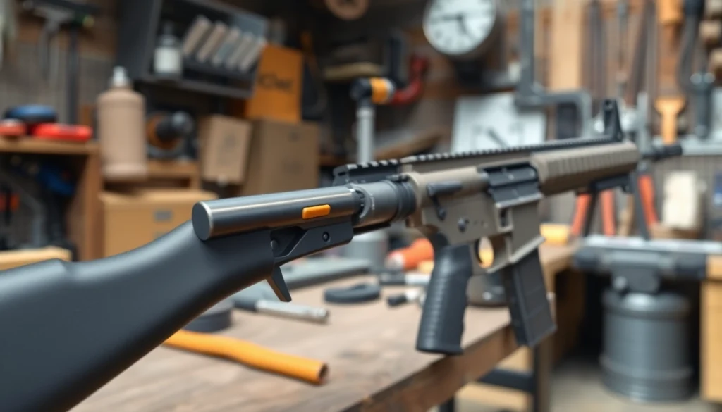 Showcase the super safety trigger for AR-15, highlighting its design and craftsmanship details.