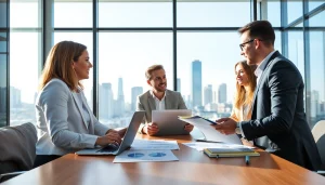 Optimizing strategies at grhconsultants.fr with engaged consultants in a modern office.