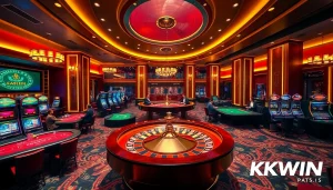 Experience winning thrills at Trang Chủ KKWIN with vibrant casino gaming elements.
