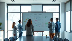 Utiliser le chevaletdeconference.fr pour des séances de brainstorming créatives avec un tableau.