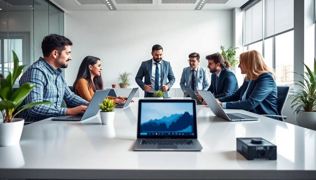Expert team collaborating on Smsf strategies in a modern office.