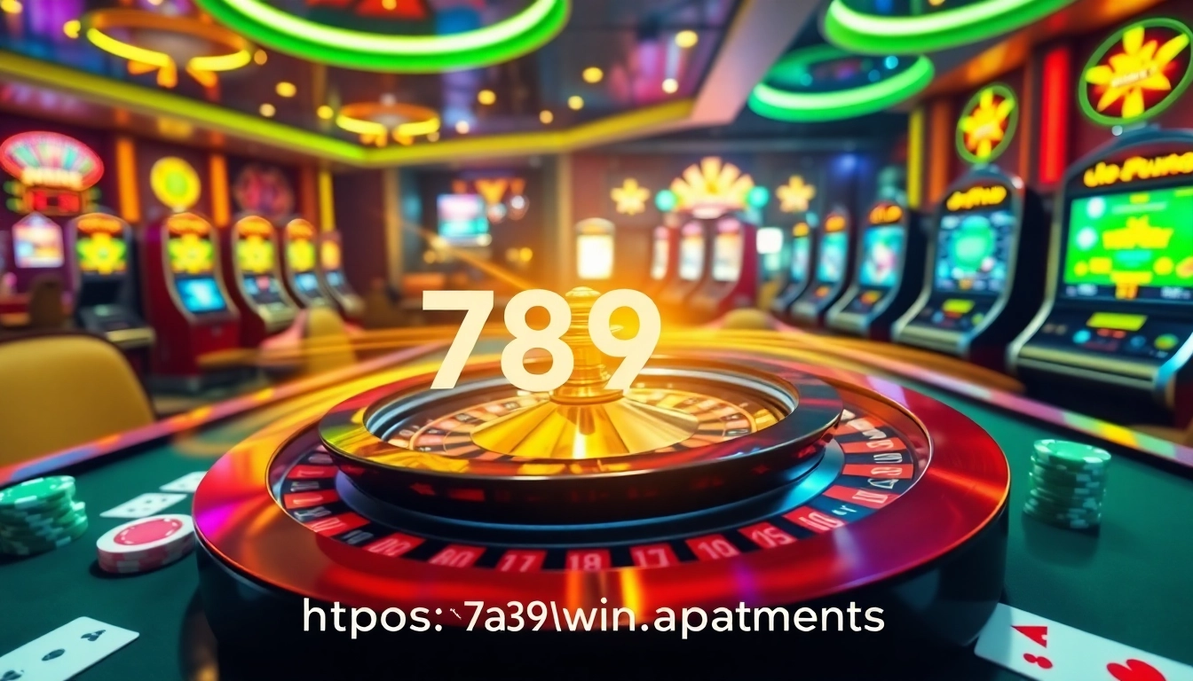 Experience the excitement of online gambling with https://789win.apartments/ featuring vibrant roulette and poker chips.