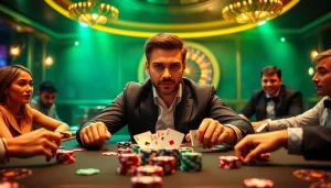 Experience the thrill of gambling on https://rikvip1.top/tac-gia-rikvip with a luxurious poker table showcasing high-quality chips and cards.
