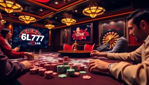 Winning at the casino with 6L777 Link table games and vibrant atmosphere.