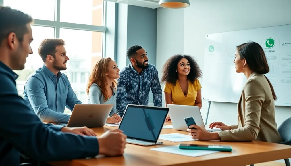 Improve customer engagement with WhatsApp Business CRM strategies in a collaborative workspace.