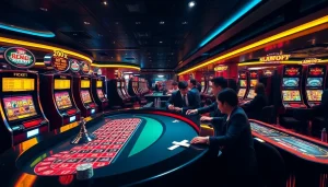 Engage in thrilling betting at link vào 188bet with vibrant casino tables and modern gaming technology.