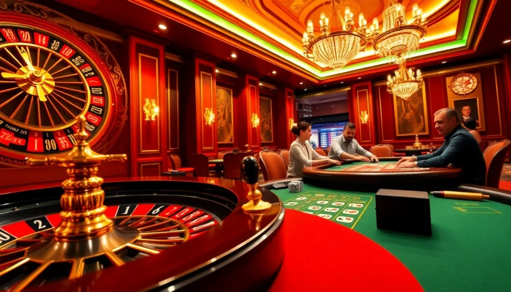 Experience high-stakes excitement at rr88 with vibrant casino games and thrilling dealer action.