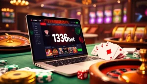Experience thrilling gameplay with the 136bet App featuring vibrant casino elements.