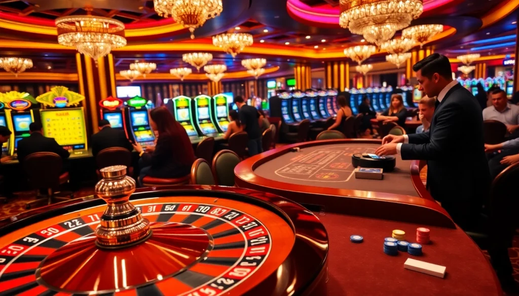 Experience thrilling gambling action at 5Z7779 casino with vibrant games and excitement.