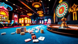 Players enjoying the thrill of gambling at 789win.apartments with vibrant casino elements and excitement.