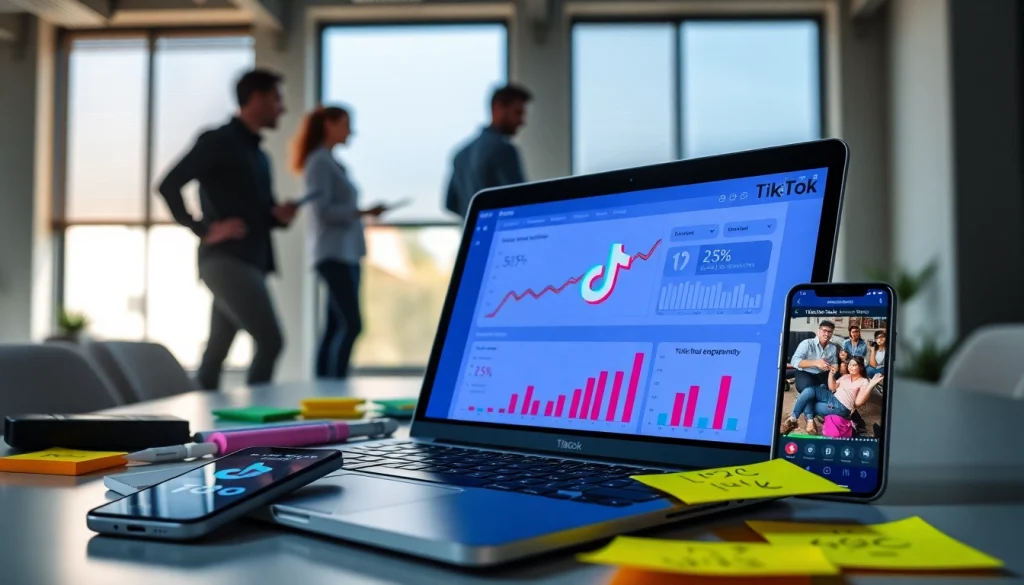 Enhance your TikTok presence with a vibrant TikTok smm panel interface and engaging visuals.