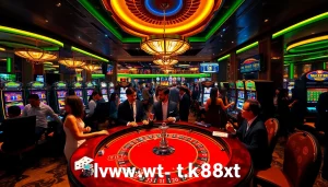 Experience the excitement of online gambling at https://tk88t.org/ with vibrant casino visuals.