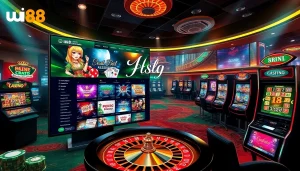 Experience the excitement of uu88 casino games with a vibrant online interface showcasing betting action.