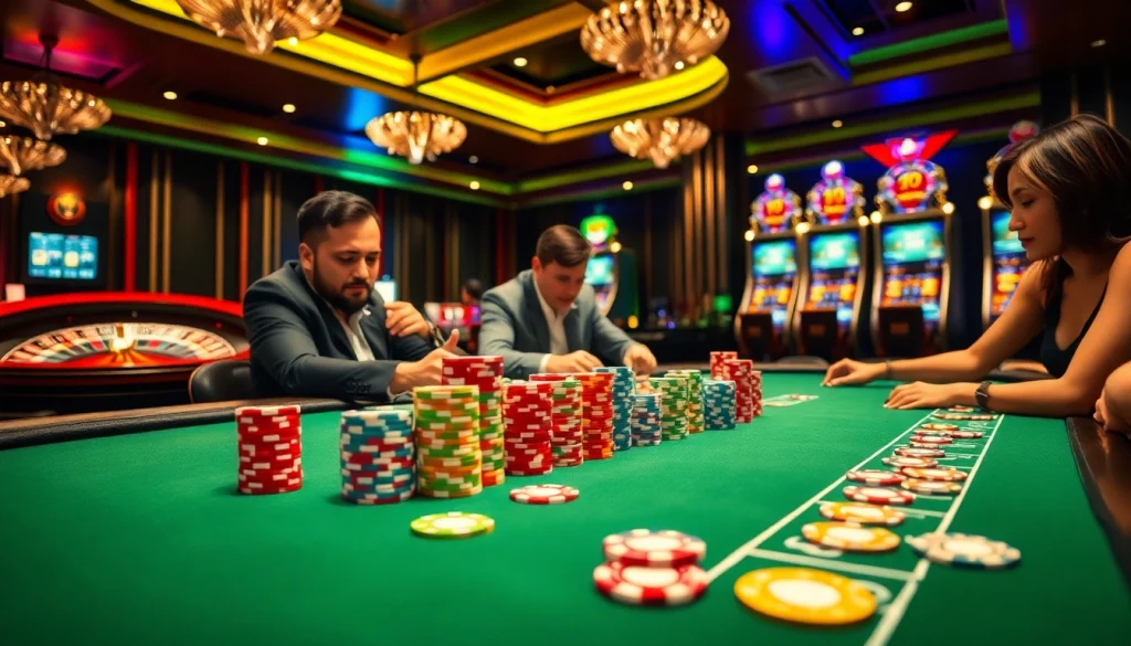 Experience thrilling gameplay at https://rr88it.com/ with vibrant poker tables and exciting casino atmosphere.