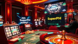 Join SuperPH today and enjoy thrilling casino games at a luxurious online site.