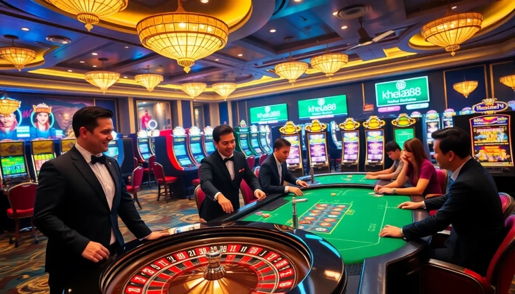 Experience thrilling wins with the khela88 voucher code at a vibrant casino.