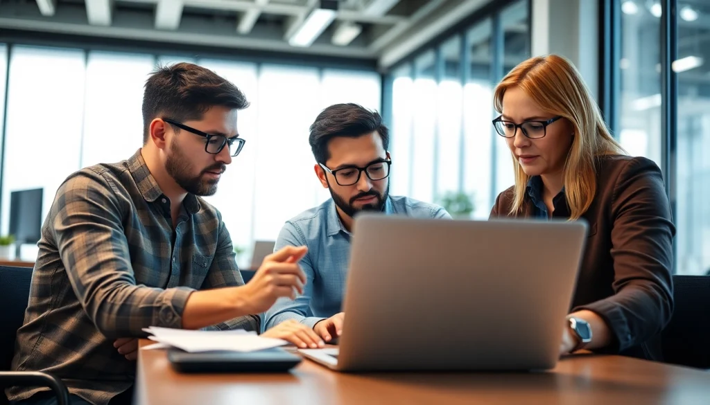 Hire WPF developers collaborating on advanced projects in a modern office environment.