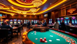 Experience the exciting atmosphere at https://rr88.pizza/ with vibrant casino tables and gaming action.