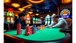 Playing poker with excitement and colorful chips at the 918kiss casino table.