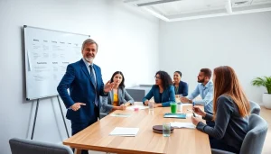 Engage with a business coach near me in a vibrant workshop setting, fostering collaboration and growth.