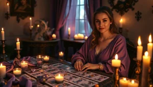 Experience the magic of intuitive readings at https://julielynn.co with a mystical setting and engaging reader.