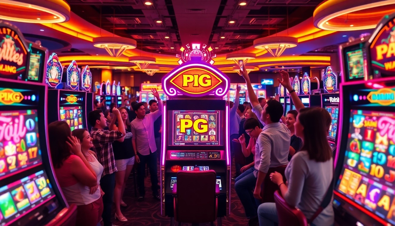 เล่น pgslot ในคาสิโนสุดอลังการที่เต็มไปด้วยผู้เล่นที่มีความสุข