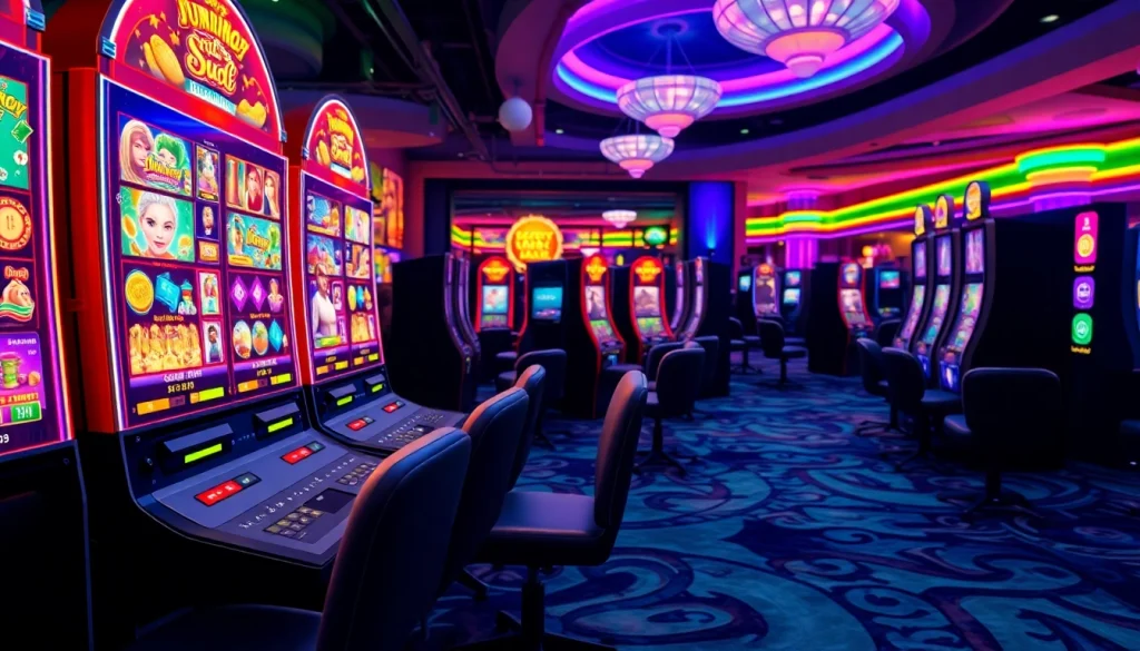 Permainan slot online petanitoto yang interaktif di lingkungan kasino modern.