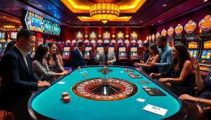 Players enjoying immersive JILI casino games with vibrant visuals and betting excitement.