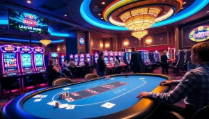 Experience Bugatti8 excitement at a luxurious casino with high-energy gaming activities.